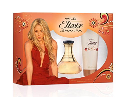 Shakira Wild Elixir - Agua de colonia, 2 piezas, 200 gr