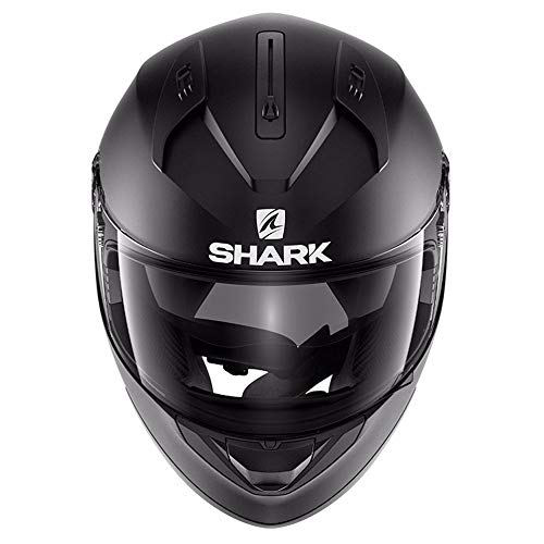 Shark Casco de moto RIDILL BLANK Mat KMA, Negro, S