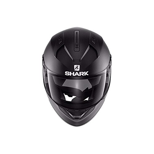 Shark Casco de moto RIDILL BLANK Mat KMA, Negro, S