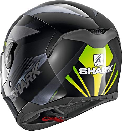 Shark D-SKWAL Mercurium KAG - Casco de moto (talla S), color negro y verde