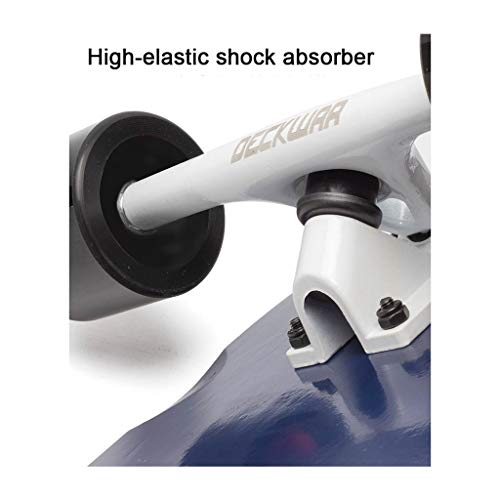 SHATONG Adolescentes Moda Longboard monopatín for Adultos Principiantes Junta Danza Carretera Cepillo Profesional por Carretera en Forma de U Arce Double Deck Alice Largo Vespa (Color : C)