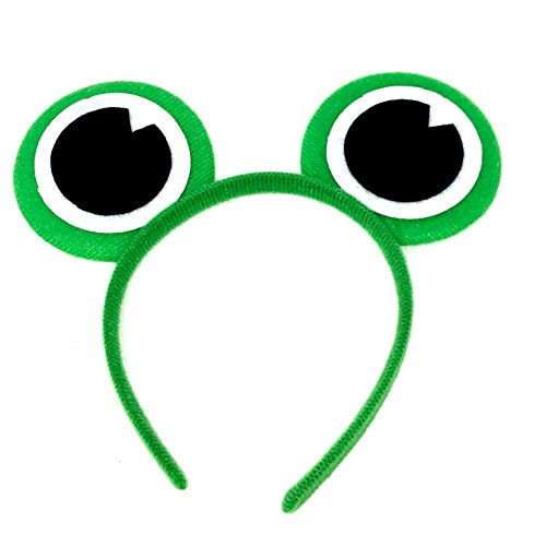 She's Shining Accesorios para el Cabello Diadema Rana Fiesta de Disfraces Fiesta de Halloween Suministros Animales de Dibujos Animados
