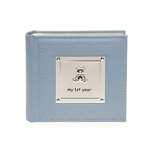 Shudehill Giftware Álbum de Fotos – Mi Primer año Azul Baby Boy Foto album-77802