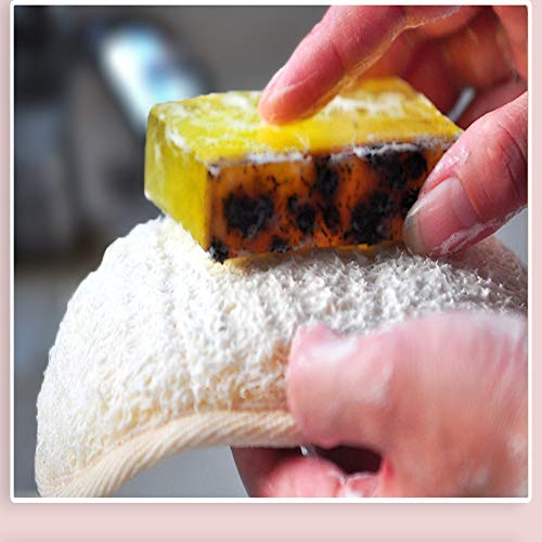 SHUNHUI Toalla De Baño De Esponja Vegetal Ecológica Dispositivo De Frotamiento para Frotar La Piel Muerta Toalla De Baño Gris Toalla De Frotar Japones