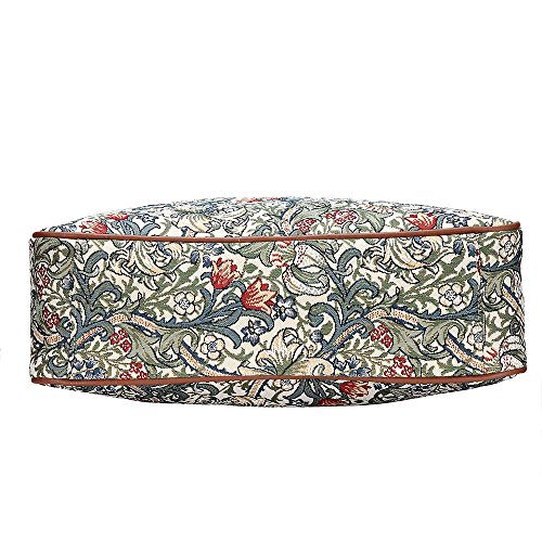 Signare Tapiz Funda portatil 15.6 Pulgadas Funda Ordenador 14 Pulgadas Funda Ordenador maletin portatil con diseño de William Morris (Lirio Dorado)