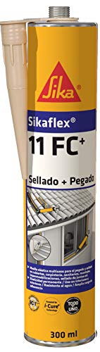 Sika 11 FC+, Adhesivo multiusos y sellador de juntas elástico, Beige, 300ml