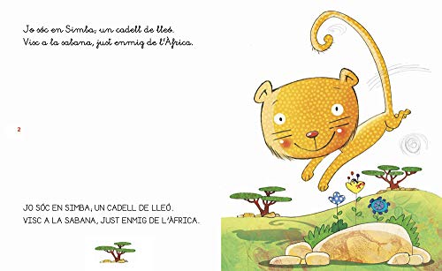 Simba, El Lleó: En lletra de PAL i lletra lligada: Llibre infantil per aprendre a llegir en català: 5 (Plou i Fa Sol (TEXT EN LLETRA DE PAL I LLIGADA))