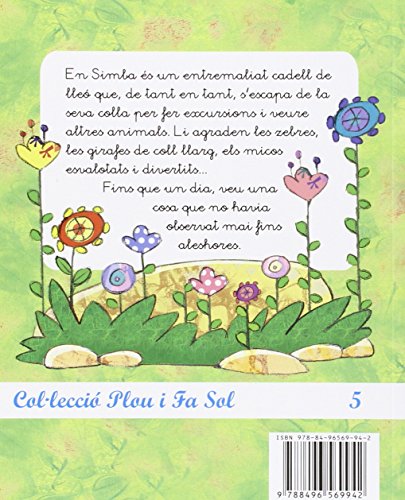 Simba, El Lleó: En lletra de PAL i lletra lligada: Llibre infantil per aprendre a llegir en català: 5 (Plou i Fa Sol (TEXT EN LLETRA DE PAL I LLIGADA))