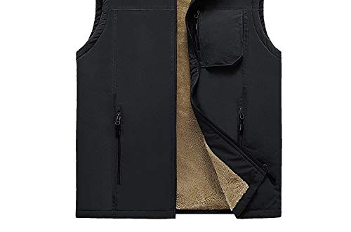 Sin Mangas Chaleco De Los Hombres Chaleco Multi Bolsillos De Los Hombres Chaleco Chaleco De Invierno Otoño Ajuste De