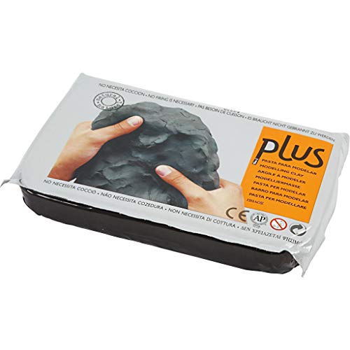 Sio2 Plus - Arcilla (1 kg, autosecante), color negro