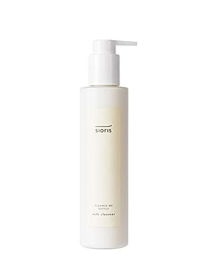 SIORIS Limpiador de leche suave para cara, 120 ml | pH 5.69, ingredientes 100% naturales, 61% orgánico, 2% propanediol | Dermatológicamente probado, sin crueldad