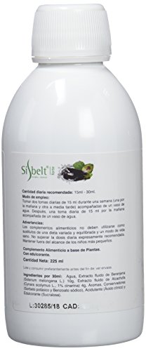 Sisbelt Forte Complemento Alimenticio con Berenjena y Alcachofa - 225 ml