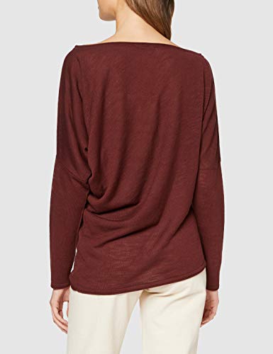 Sisley Maglia M/l Camisa Manga Larga, Rojo (Andorra 07b), Large para Mujer