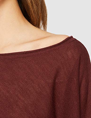 Sisley Maglia M/l Camisa Manga Larga, Rojo (Andorra 07b), Large para Mujer