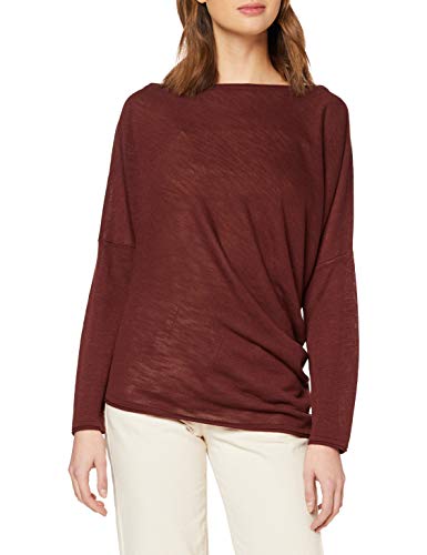 Sisley Maglia M/l Camisa Manga Larga, Rojo (Andorra 07b), Large para Mujer