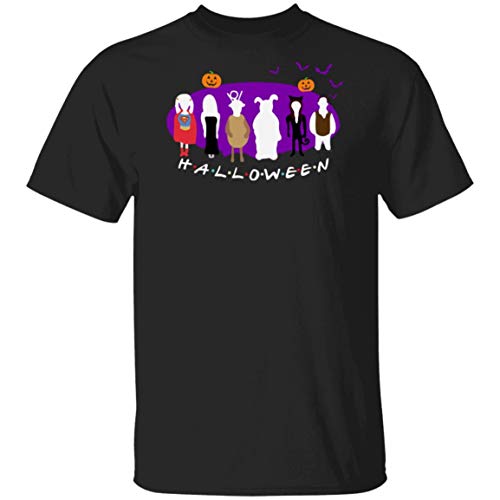 Situen Cust.omize Friends Halloween Front Print T-Shirt For Men and Woman