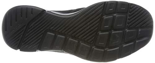 Skechers Equalizer 3.0-Substic, Zapatillas sin Cordones para Hombre, Negro, 45 EU