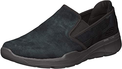 Skechers Equalizer 3.0-Substic, Zapatillas sin Cordones para Hombre, Negro, 45 EU