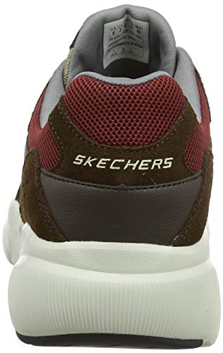 Skechers Meridian-Ostwall, Zapatillas para Hombre, Marrón (Brown Brn), 40 EU