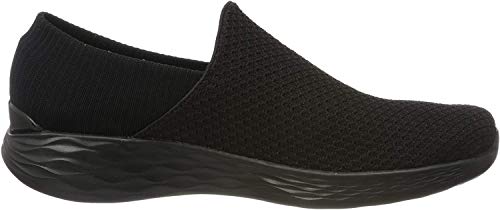 Skechers You, Zapatillas sin cordones para Mujer, Negro (Bkw), 36 EU