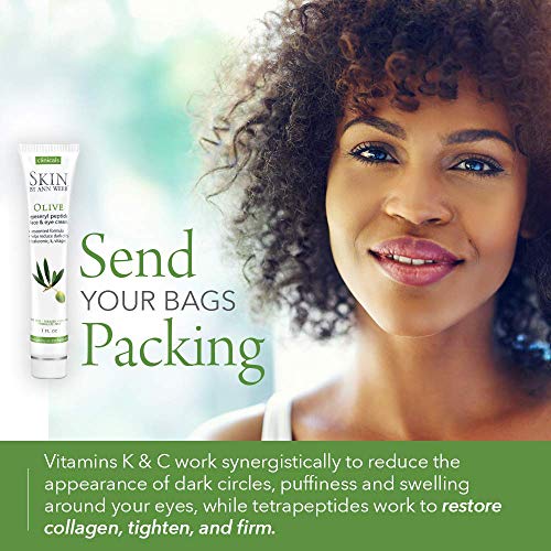 Skin by Ann Webb - compuestos orgánicos ojo de oliva crema sin perfume - 1 oz.