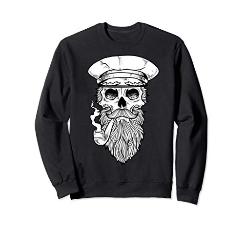 Skull Bones Smoking Sailor Tattoo s Sudadera