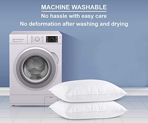 Sleepillow - Almohada para cama de hotel, colección de almohada de algodón, almohada hipoalergénica, para espalda, estómago y dormir lateral, 1 paquete de 45 x 75 cm