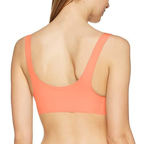 Sloggi Zero Feel Bralette Ex Corsé, Naranja (Papaya 6341), 36 (Talla del Fabricante: X-Small) para Mujer