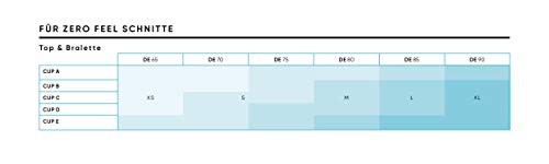 Sloggi Zero Feel Bralette Ex Corsé, Naranja (Papaya 6341), 36 (Talla del Fabricante: X-Small) para Mujer