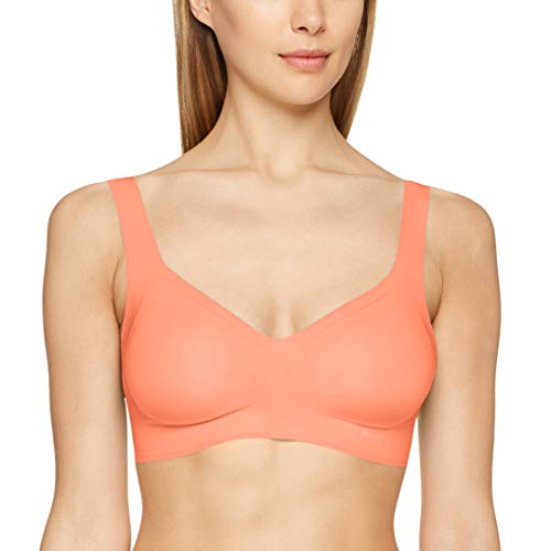 Sloggi Zero Feel Bralette Ex Corsé, Naranja (Papaya 6341), 36 (Talla del Fabricante: X-Small) para Mujer