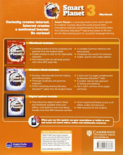 Smart Planet Level 3 Workbook Spanish - 9788490363836