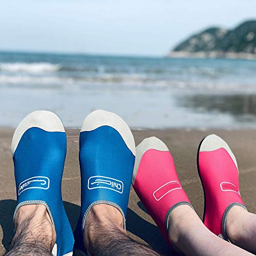 SMGPY Zapatos De Agua para Buceo Snorkel Surf Piscina Playa Vela Mar Río Aqua Cycling Deportes Acuáticos Calzado De Natación Escarpines para Hombre Mujer,Mountain River,XL