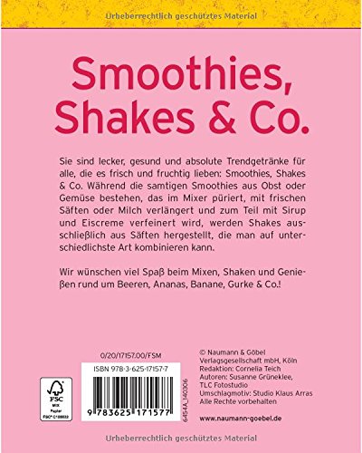 Smoothies, Shakes & Co. (Minikochbuch): Fruchtig, cremig und voller Vitamine