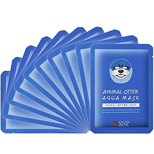 SNP Animal Mask (Pack of 10) Otter Aqua by SNP