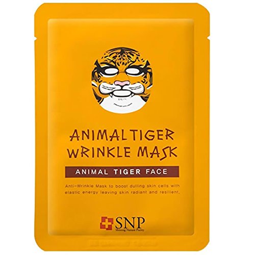 SNP Animal Mask (Pack of 10) Tiger Wrinkle by SNP
