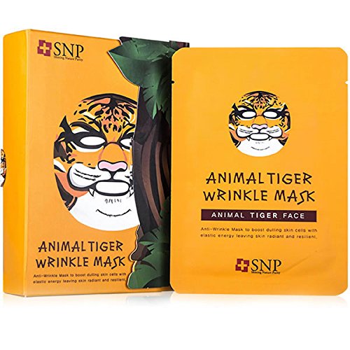 SNP Animal Mask (Pack of 10) Tiger Wrinkle by SNP