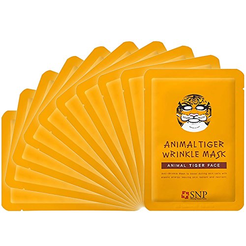 SNP Animal Mask (Pack of 10) Tiger Wrinkle by SNP
