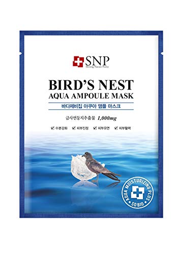 SNP Birds Nest Aqua Ampoule Mask 10x25ml