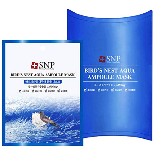 SNP Birds Nest Aqua Ampoule Mask 10x25ml