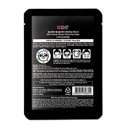 SNP Máscara animal - Panda blanqueamiento (paquete de 10)