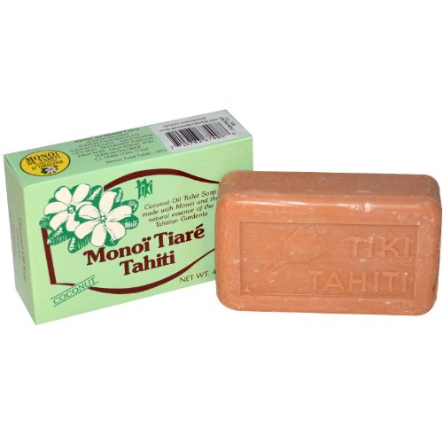 Soap Bar Coconut Monoi Tiare Cosmetics 4.6 oz Bar Soap by Monoi Tiare Cosmetics