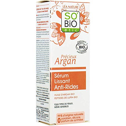 SO'BiO étic Sérum Lissant Antirides Précieux Argan