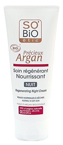 So'Bio etic Soin Regenerant nourrissant Nuit a l'Argan Bio tube de 50 ml