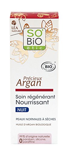So'Bio etic Soin Regenerant nourrissant Nuit a l'Argan Bio tube de 50 ml
