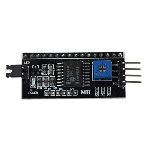 SODIAL(R) IIC I2C TWI SP I tarjeta de interface Serial Port Module para Arduino LCD1602 Display
