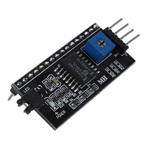 SODIAL(R) IIC I2C TWI SP I tarjeta de interface Serial Port Module para Arduino LCD1602 Display