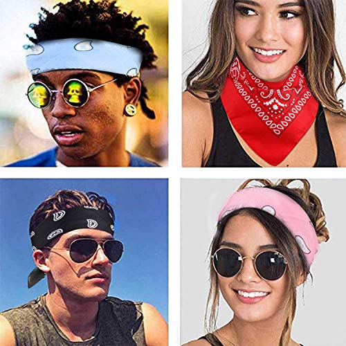 Soefipok Bandana de maquillaje, Smile es el mejor maquillaje, cabeza unisex y corbata en la cabeza Diadema Wrap