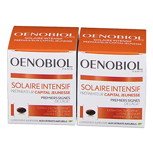Solaire Intensif Anti-Age Lot de 2 x 30 capsules Oenobiol