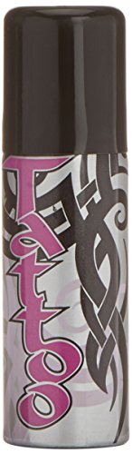 SOLCHIM S.P.A. 2007020 Tattoo - Spray para tatuajes (50 ml, incluye 4 plantillas), color negro