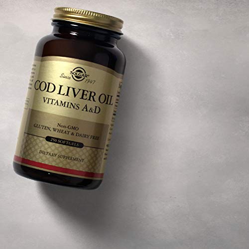 Solgar Aceite de hígado de bacalao Cápsulas blandas - Envase de 250